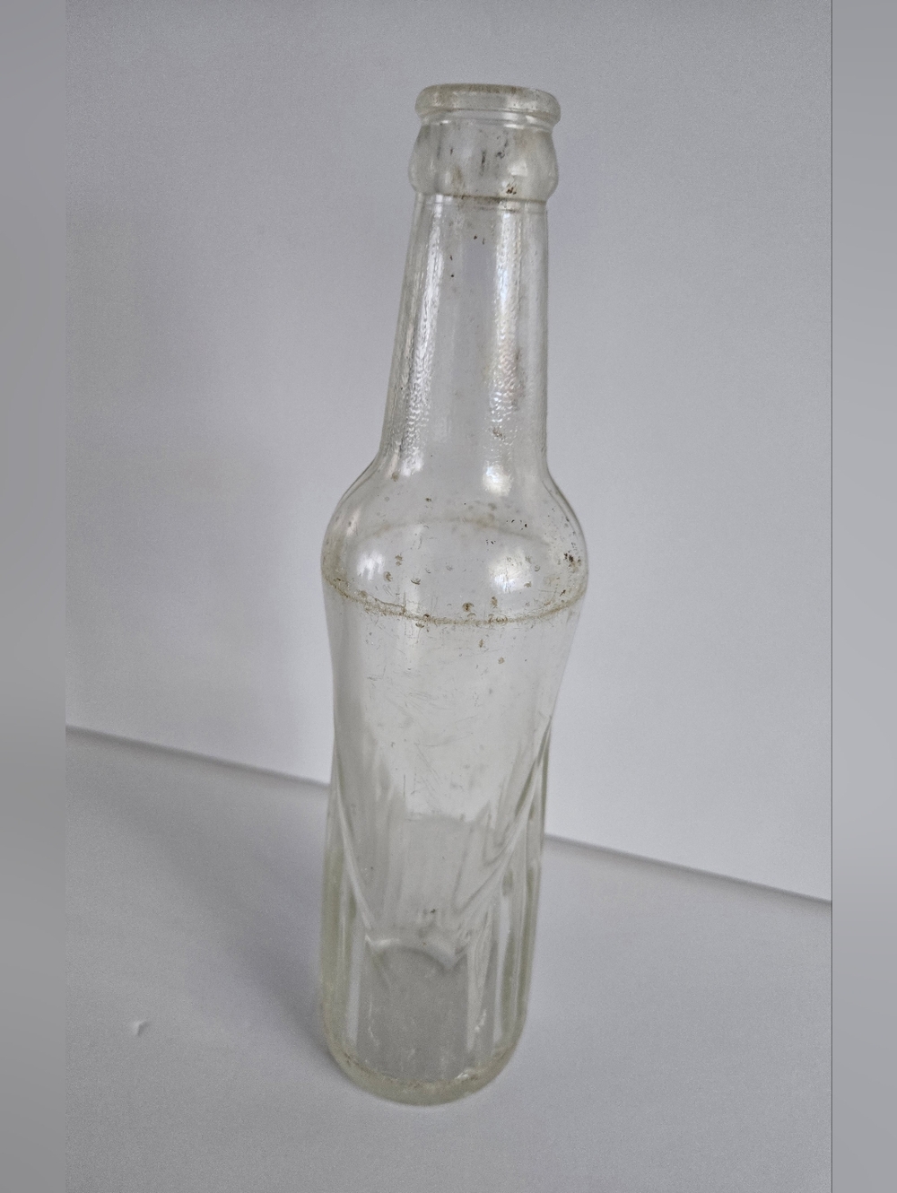 Vintage Glass Soda Bottle